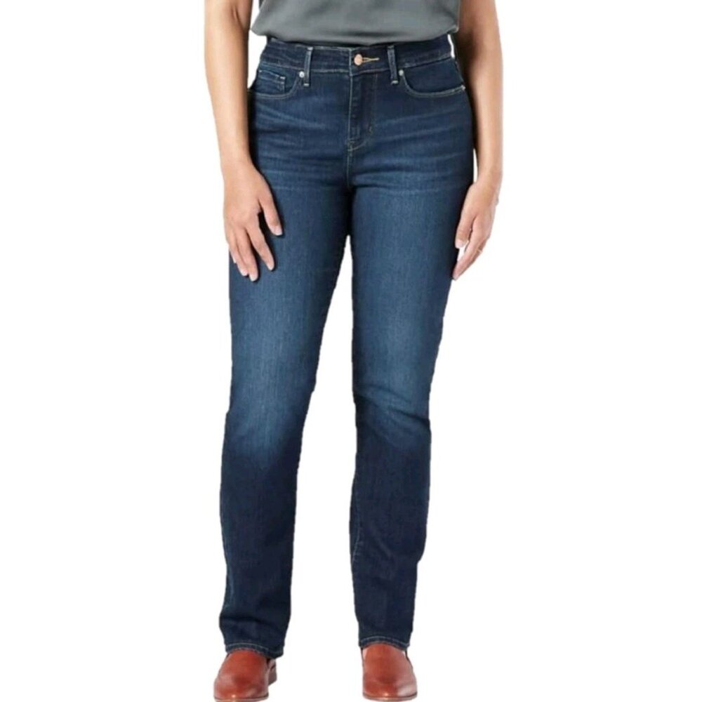 Levi Strauss Signature Gold Women's Modern Straight Jeans Size 10M Angel Island